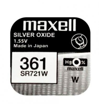 Maxell 361 klockbatteri