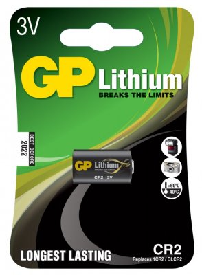 GP Lithiumbatteri, CR2, 1-pack