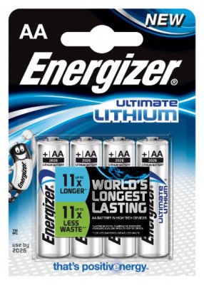 AA Energizer Litium - 4 st