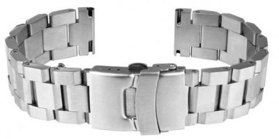 Klockarmband herr i stål 18 mm