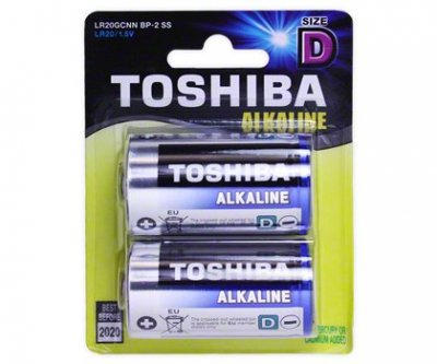 LR20 Toshiba batterier